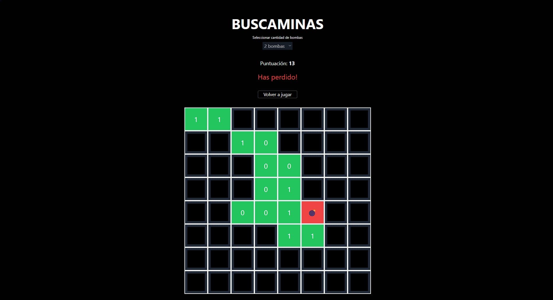 Buscaminas - Minijuego